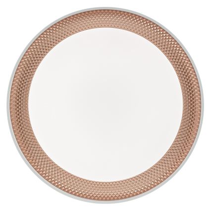 Brilliant - Luminaria de techo LED regulable WALDO LED/36W/230V 3000-6500K Ø 48,5 cm blanco/oro rosa + mando a distancia