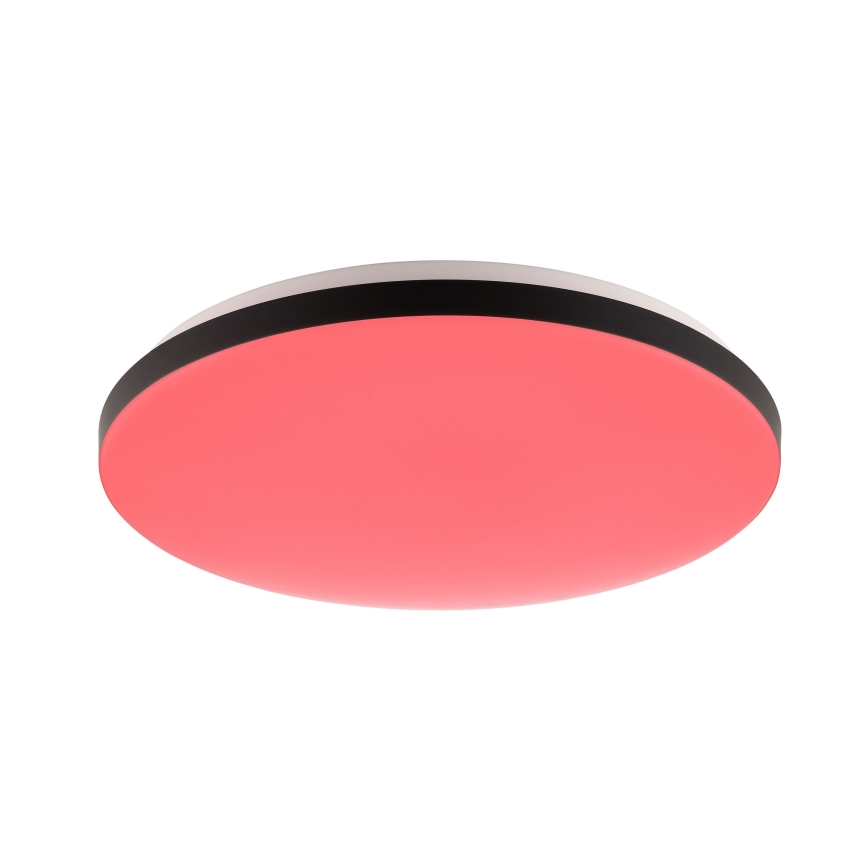Brilliant - Luminaria de techo LED RGBW regulable LIVIO LED/20W/230V 3000-6500K diámetro 38,5 cm negro + mando a distancia