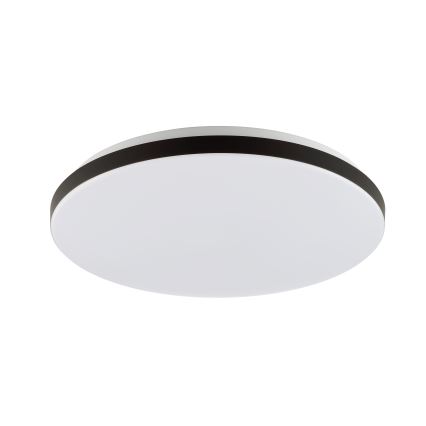 Brilliant - Luminaria de techo LED RGBW regulable LIVIO LED/20W/230V 3000-6500K diámetro 38,5 cm negro + mando a distancia