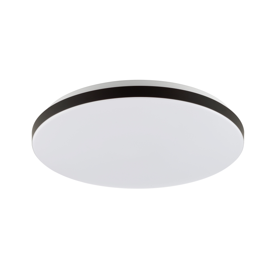 Brilliant - Luminaria de techo LED RGBW regulable LIVIO LED/20W/230V 3000-6500K diámetro 38,5 cm negro + mando a distancia