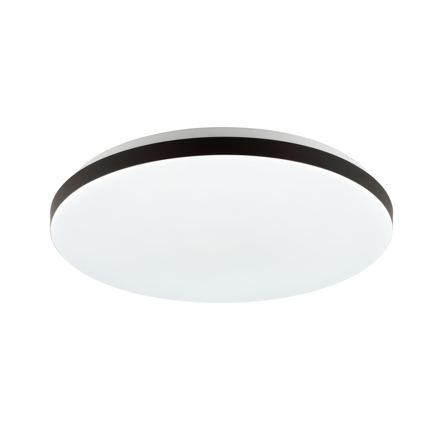 Brilliant - Luminaria de techo LED RGBW regulable LIVIO LED/20W/230V 3000-6500K diámetro 38,5 cm negro + mando a distancia