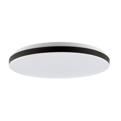 Brilliant - Luminaria de techo LED RGBW regulable LIVIO LED/20W/230V 3000-6500K diámetro 38,5 cm negro + mando a distancia