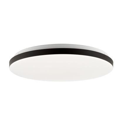 Brilliant - Luminaria de techo LED RGBW regulable LIVIO LED/20W/230V 3000-6500K diámetro 38,5 cm negro + mando a distancia