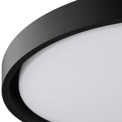 Brilliant - Lámpara de techo LED SENORA LED/24W/230V 2700/4000/6500K Ø 41 cm negra