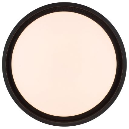 Brilliant - Lámpara de techo LED SONORA LED/12 W/230 V 3000 K, Ø 31 cm, negra