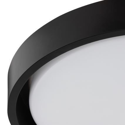 Brilliant - Lámpara de techo LED SONORA LED/12 W/230 V 3000 K, Ø 31 cm, negra