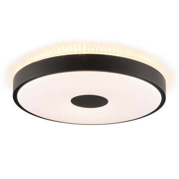 Brilliant - Lámpara de techo LED TAVIS LED/24W/230V Ø 44,5 cm negra