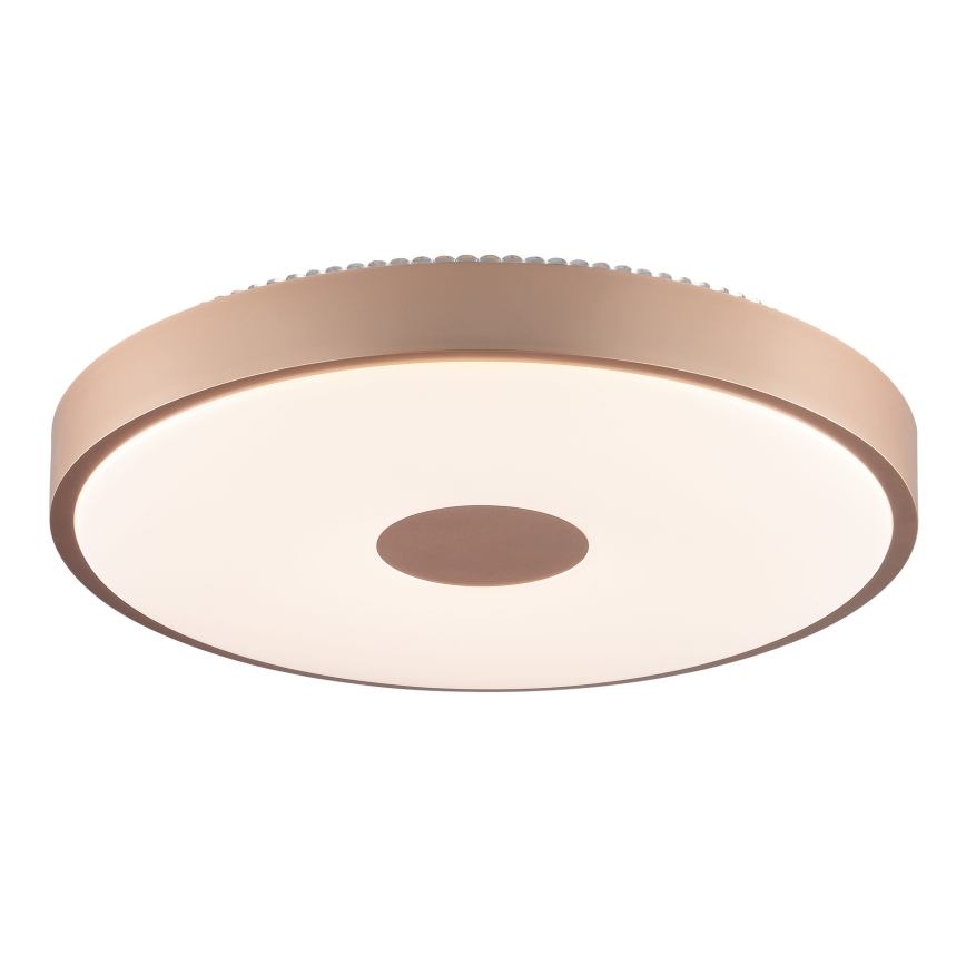 Brilliant - Lámpara de techo LED TAVIS LED/24W/230V Ø 44,5 cm oro rosado