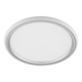 Brilliant - Lámpara de techo regulable CARLOZ LED/16W/230V Ø 30 cm blanco/gris