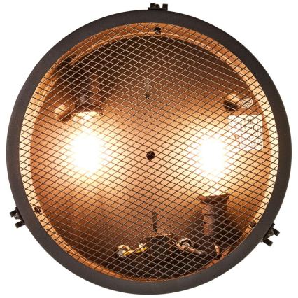 Brilliant - Lámpara de techo ZOIS 2xE27/28W/230V diámetro 34 cm