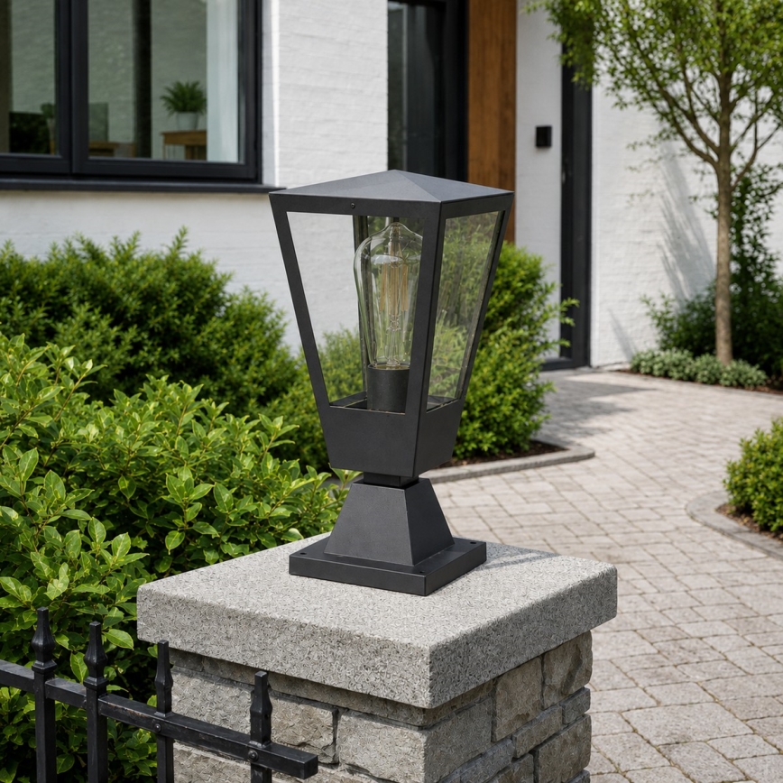Brilliant - lámpara exterior WESTDLIFF 1xE27/20W/230V 30,7 cm IP44 antracita