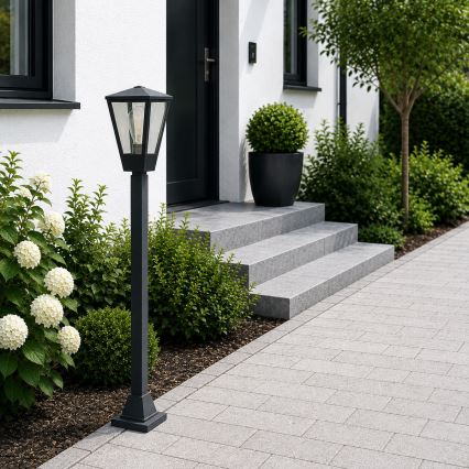 Brilliant - Lámpara para exteriores WESTDLIFF 1xE27/20W/230V 98,4 cm IP44 antracita