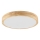 Brilliant - Luminaria de techo LED para baño MOREEN LED/18W/230V 2700/4000/6500K Ø 34 cm IP44, madera de caucho