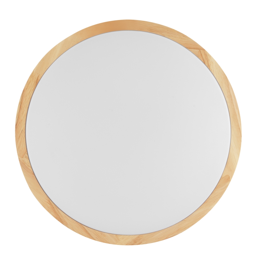 Brilliant - Luminaria de techo LED para baño MOREEN LED/18W/230V 2700/4000/6500K Ø 34 cm IP44, madera de caucho