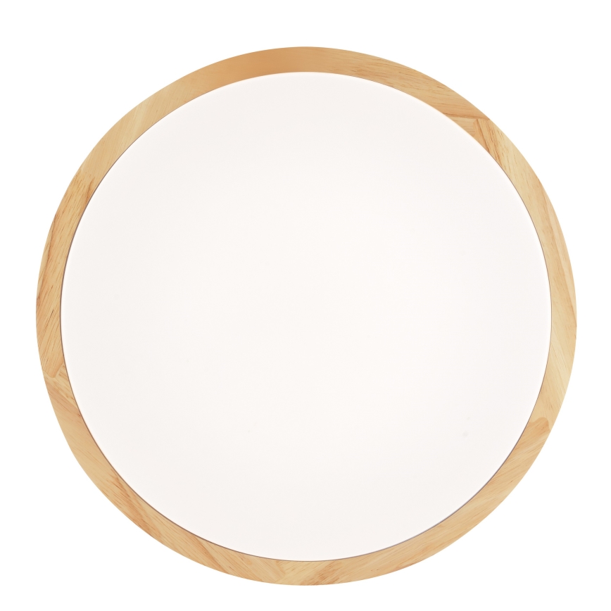 Brilliant - Luminaria de techo LED para baño MOREEN LED/18W/230V 2700/4000/6500K Ø 34 cm IP44, madera de caucho