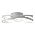 Brilliant - Plafón LED LABYRINTH LED/40W/230V diá. 39,5 cm gris