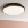 Brilliant - Plafón LED regulable BAARLO LED/36W/230V 3000-6500K diá. 50 cm negro/madera de caucho + control remoto