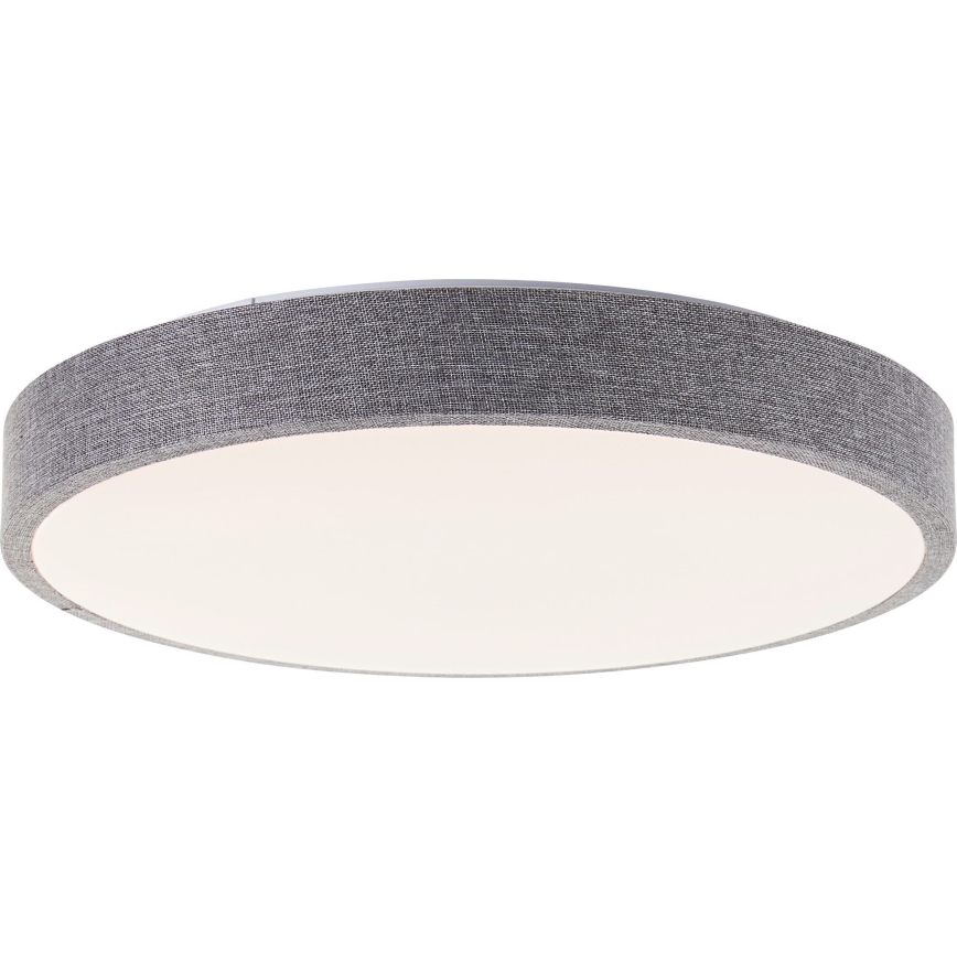 Brilliant - Plafón LED regulable FILIZ LED/24W/230V diá. 38,5 cm gris