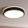 Brilliant - Plafón LED regulable FILIZ LED/24W/230V diá. 38,5 cm negro