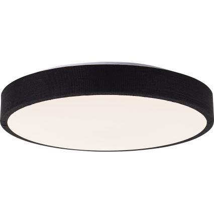 Brilliant - Plafón LED regulable FILIZ LED/24W/230V diá. 38,5 cm negro