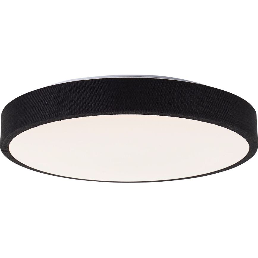 Brilliant - Plafón LED regulable FILIZ LED/24W/230V diá. 38,5 cm negro
