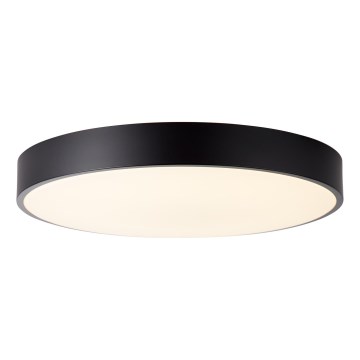 Brilliant - Plafón LED regulable SLIMLINE LED/50W/230V 1800-6500K Ø 49 cm negro + mando a distancia