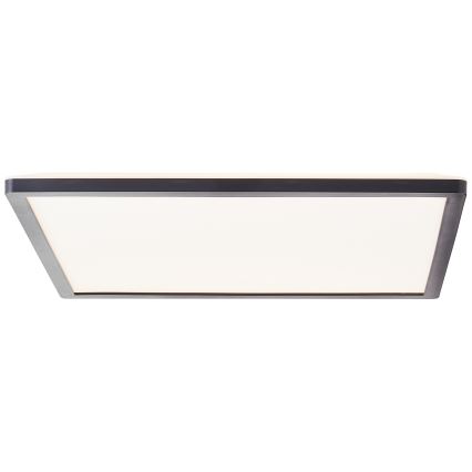 Brilliant - Plafón LED regulable SORELL LED/24/230V 3000-6500K 42x42 cm negro + mando a distancia