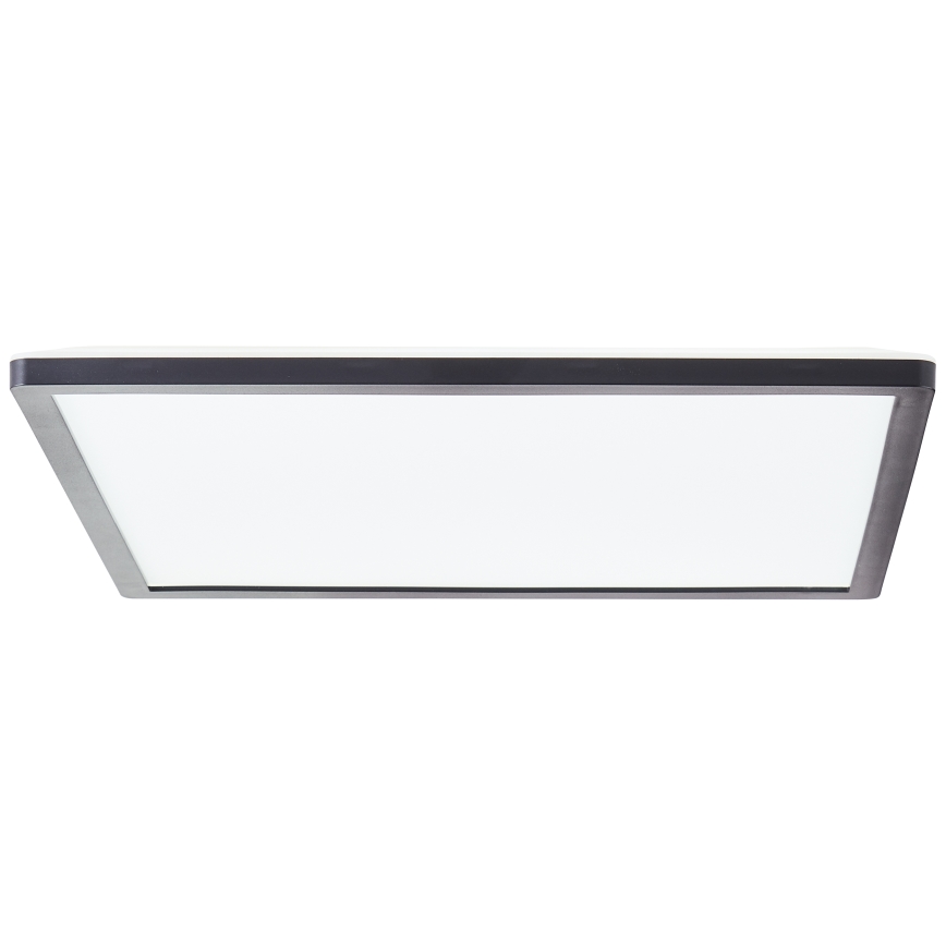 Brilliant - Plafón LED regulable SORELL LED/24/230V 3000-6500K 42x42 cm negro + mando a distancia
