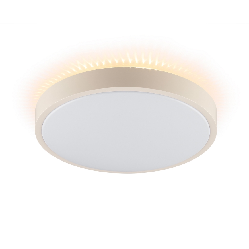 Brilliant - Plafón LED SOLISTRA LED/18W/230V Ø 34,5 cm beige