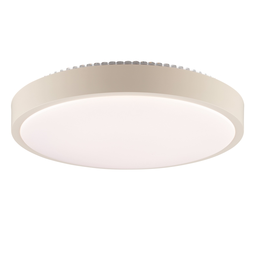 Brilliant - Plafón LED SOLISTRA LED/18W/230V Ø 34,5 cm beige