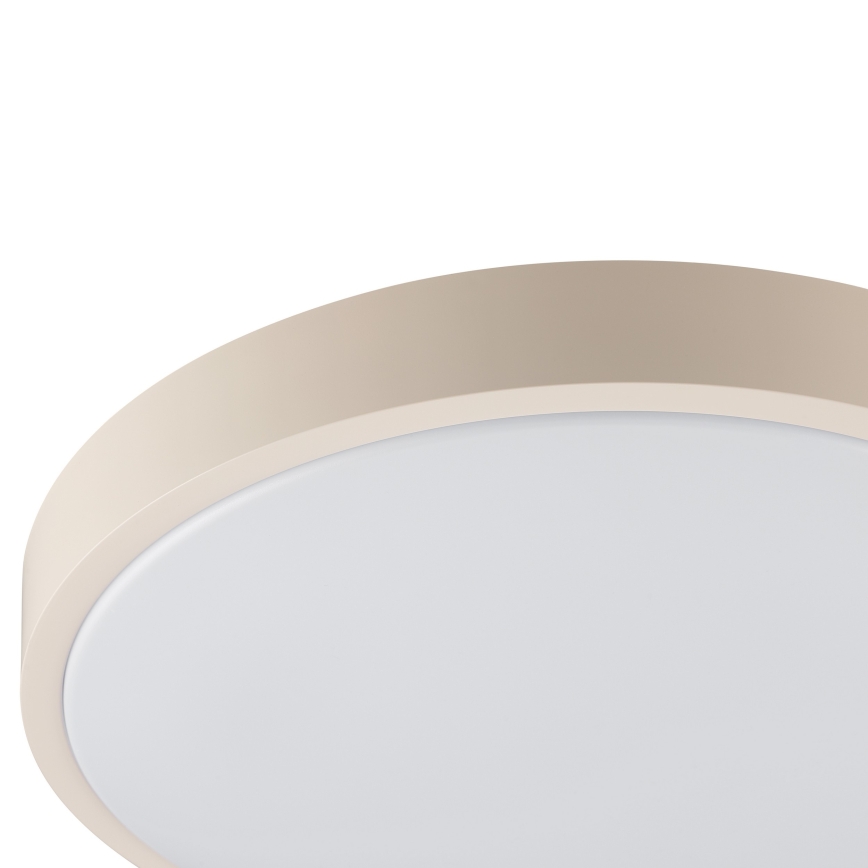Brilliant - Plafón LED SOLISTRA LED/18W/230V Ø 34,5 cm beige