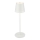 Brilo - Lámpara de mesa exterior LED recargable, táctil y regulable KIKI LED/2,6W/5V IP44 2600 mAh blanca