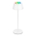 Brilo - Lámpara de mesa exterior táctil recargable y regulable LED RGB KIKI LED/2,6W/5V IP44 2600 mAh blanca