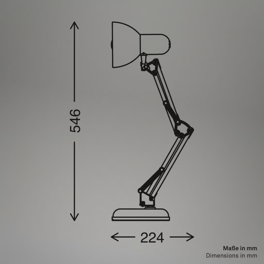 Brilo - Lámpara de mesa PIXA 1xE14/25W/230V beige