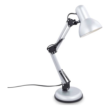 Brilo - Lámpara de mesa PIXA 1xE14/25W/230V plateada