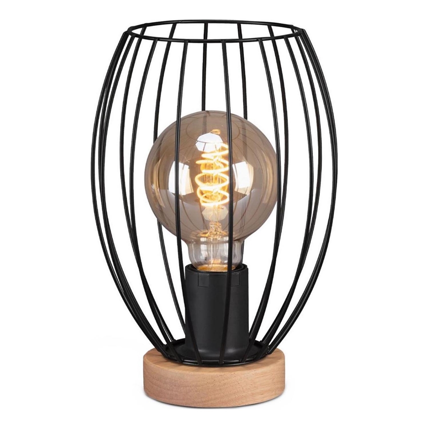 Brilo - Lámpara de mesa WAKTU 1xE27/25W/230V árbol de caucho
