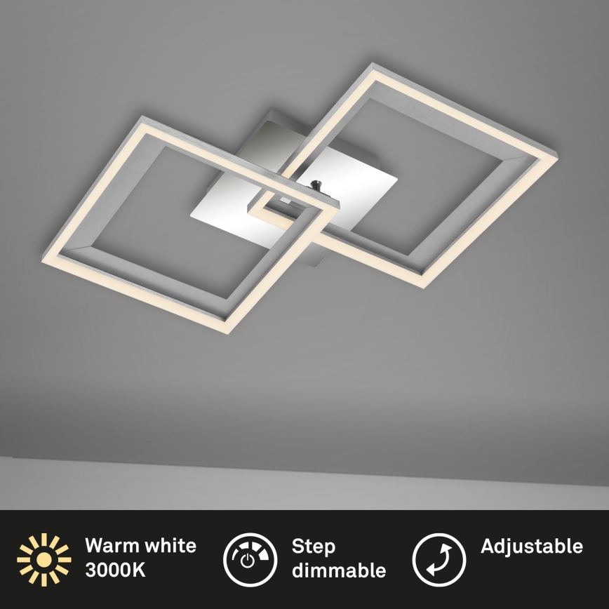 Brilo - Lámpara de techo LED regulable FRAME 2xLED/11W/230V