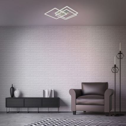 Brilo - Lámpara de techo LED regulable FRAME LED/40W/230V 2700-5000K Wi-Fi Tuya + control remoto