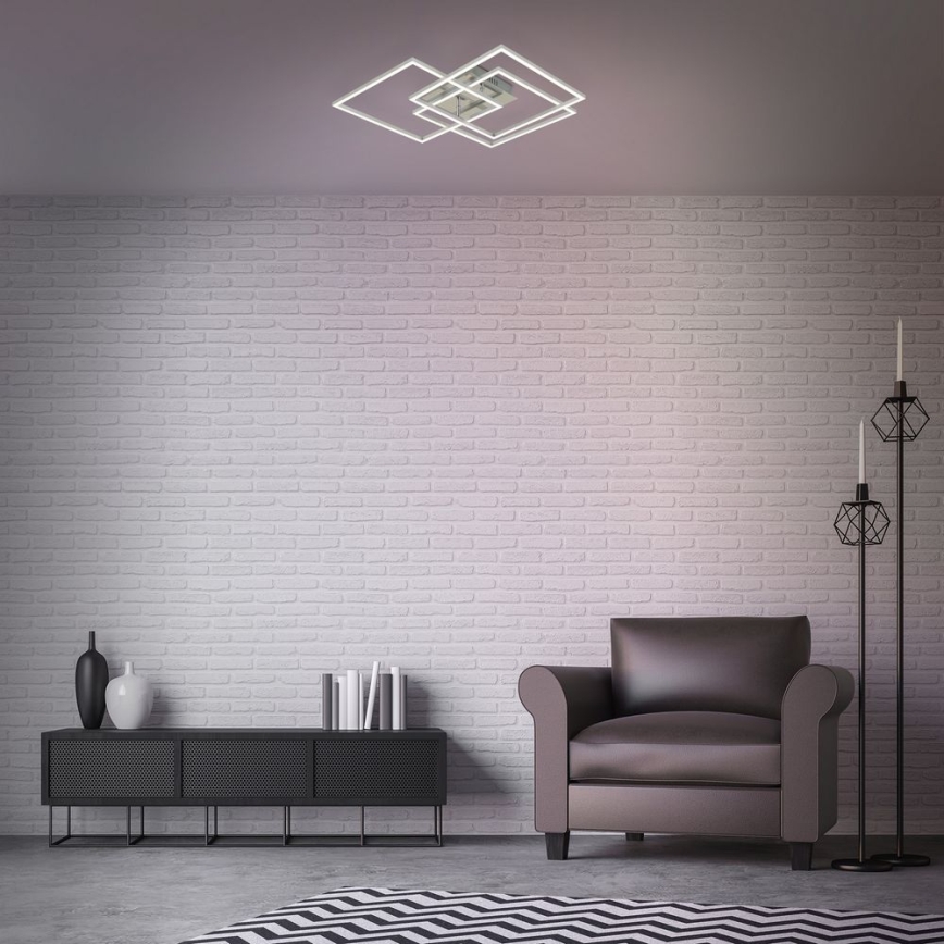 Brilo - Lámpara de techo LED regulable FRAME LED/40W/230V 2700-5000K Wi-Fi Tuya + control remoto