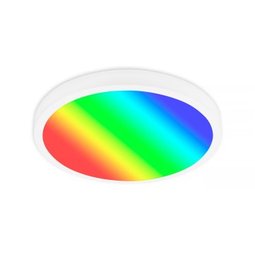 Brilo - Lámpara de techo LED RGBW regulable, 20W, 230V, 2200-6500K, Wi-Fi Tuya, diámetro 27 cm