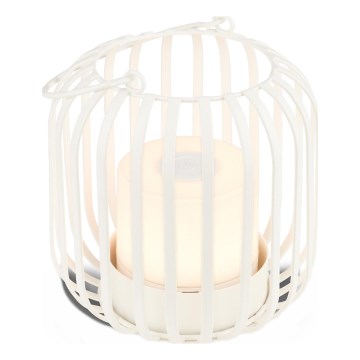 Brilo - LED Regulable Recargable exterior lámpara de mesa LED/2W/5V IP44 blanco