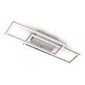 Brilo - Luminaria de techo LED regulable / 30W / 230V / 3000K / cromo mate