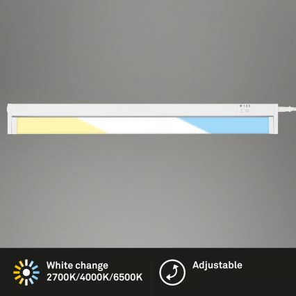 Brilo - Luminaria LED bajo mueble LED/6W/230V 2700/4000/6500K 54,5 cm blanca
