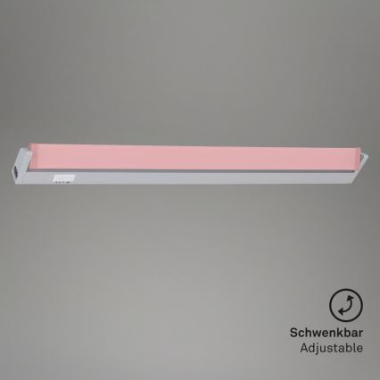 Brilo - Luminaria LED para debajo de muebles LED/6W/230V 2700/4000/6500K 54,5 cm plateada