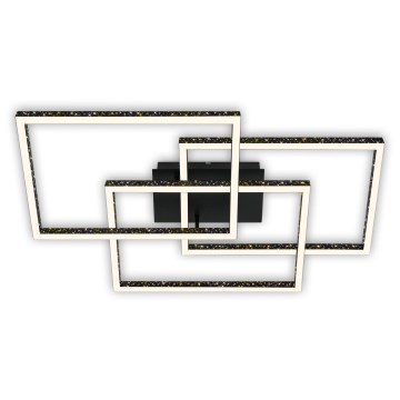 Brilo - Plafón LED regulable FRAME LED/57W/230V 3000K negro