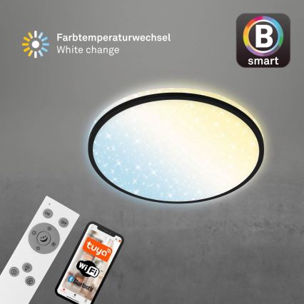 Brilo - Plafón LED regulable STARRY SKY LED/24W/230V 3000-6500K Wi-Fi Tuya + control remoto