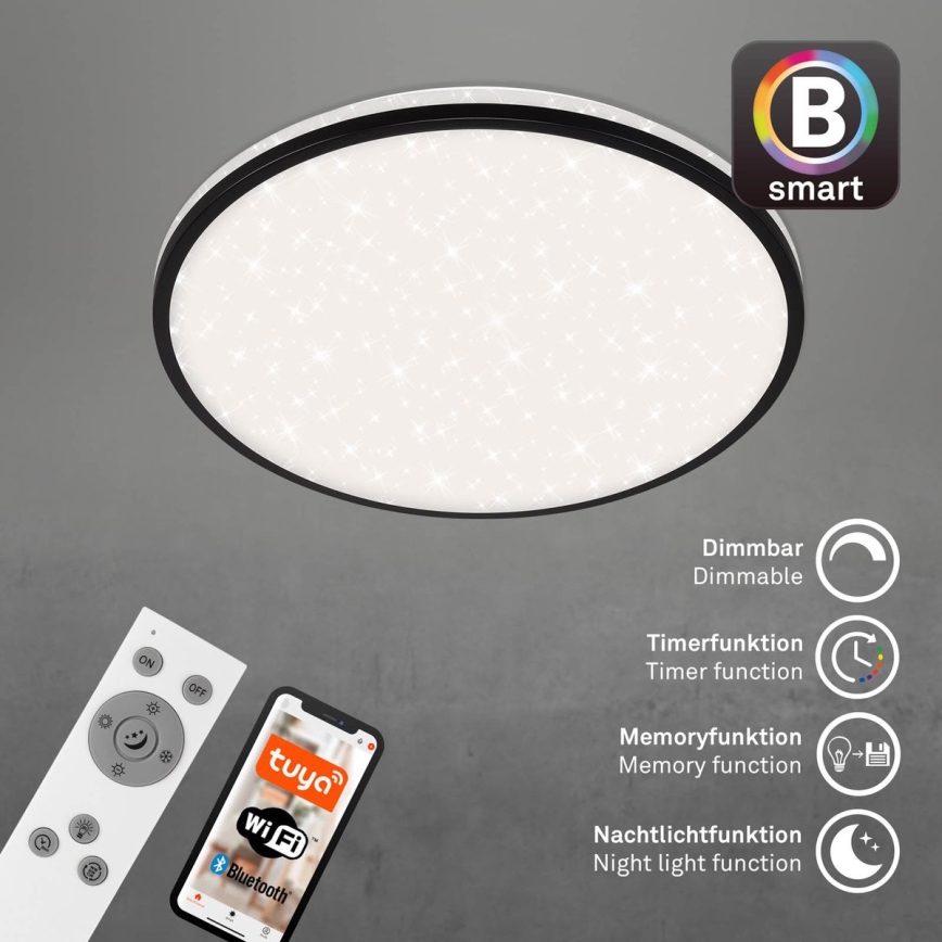 Brilo - Plafón LED regulable STARRY SKY LED/42W/230V 3000-6500K Wi-Fi Tuya + control remoto