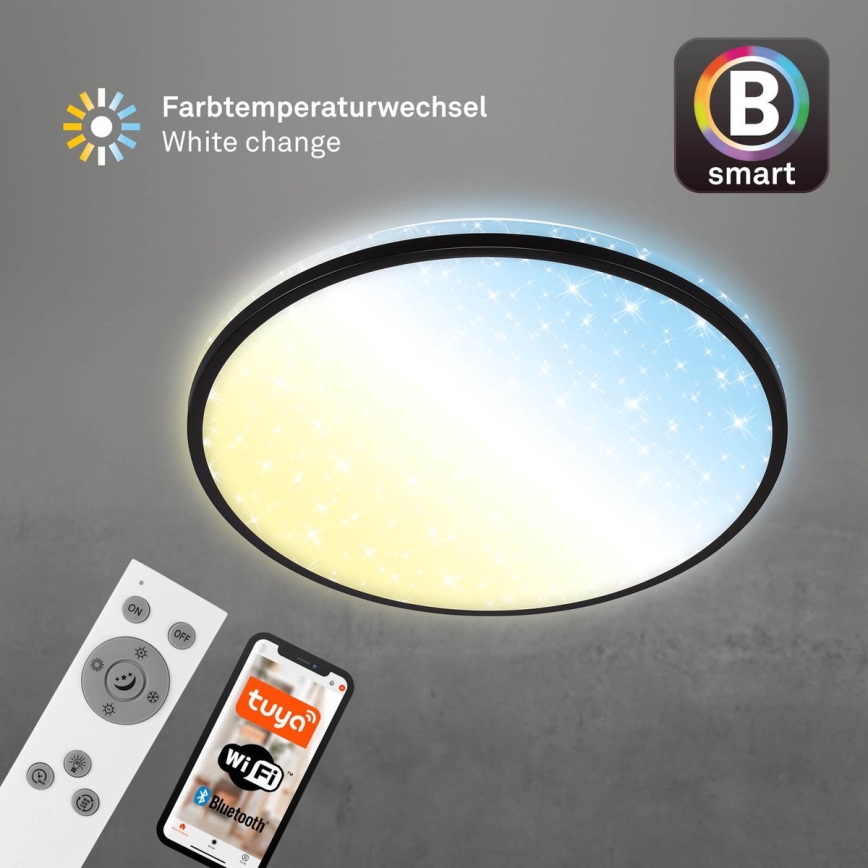 Brilo - Plafón LED regulable STARRY SKY LED/42W/230V 3000-6500K Wi-Fi Tuya + control remoto