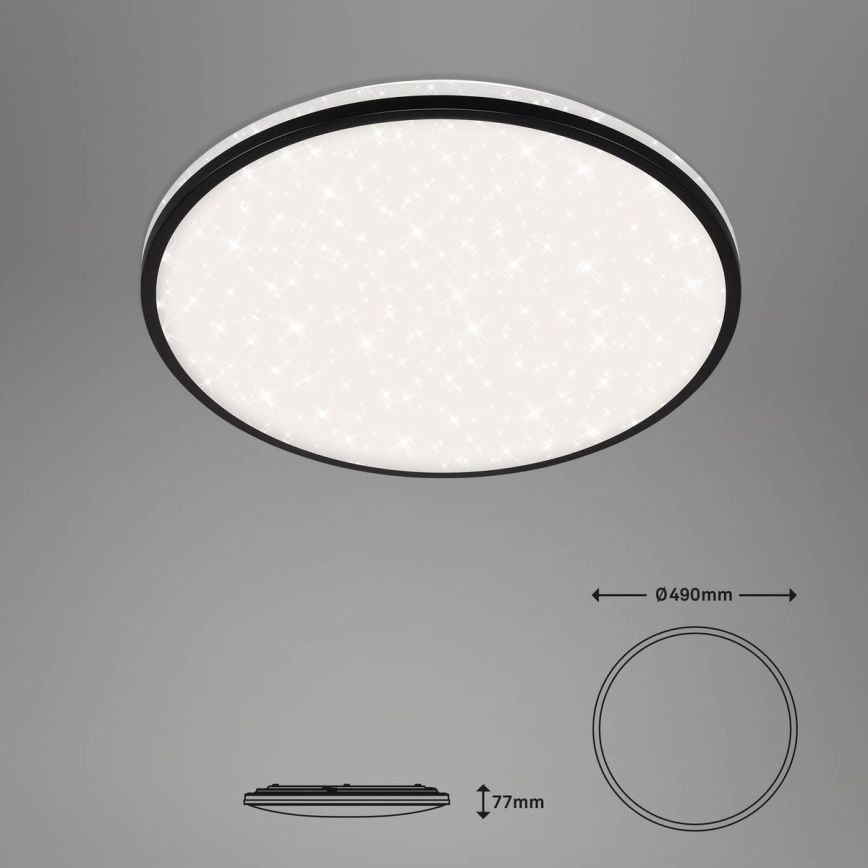 Brilo - Plafón LED regulable STARRY SKY LED/42W/230V 3000-6500K Wi-Fi Tuya + control remoto