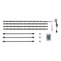 Brilo - Tira LED RGBW regulable diá. TV 3m LED/2,5W/USB + control remoto
